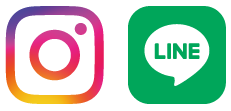 InstagramとLINEのロゴマーク