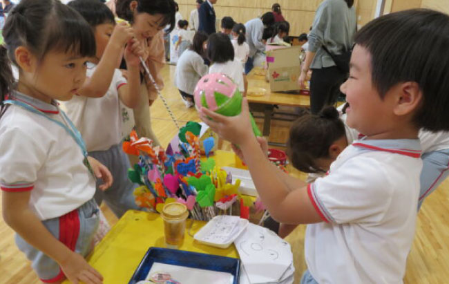 幼児教育学科 ワークショップの様子